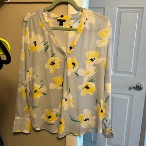Ann Taylor flowered blouse